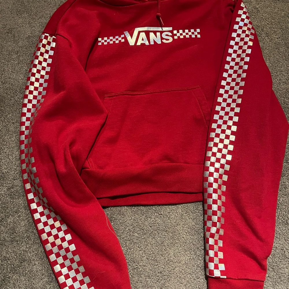 Vans Red Checkered Hoodie